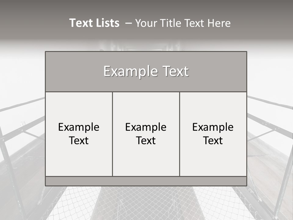 Architecture Incarceration Shadow PowerPoint Template