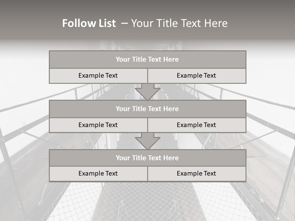 Architecture Incarceration Shadow PowerPoint Template