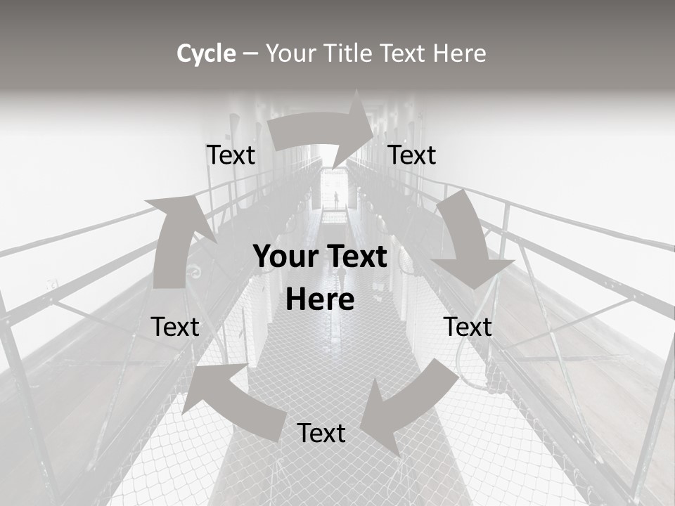 Architecture Incarceration Shadow PowerPoint Template
