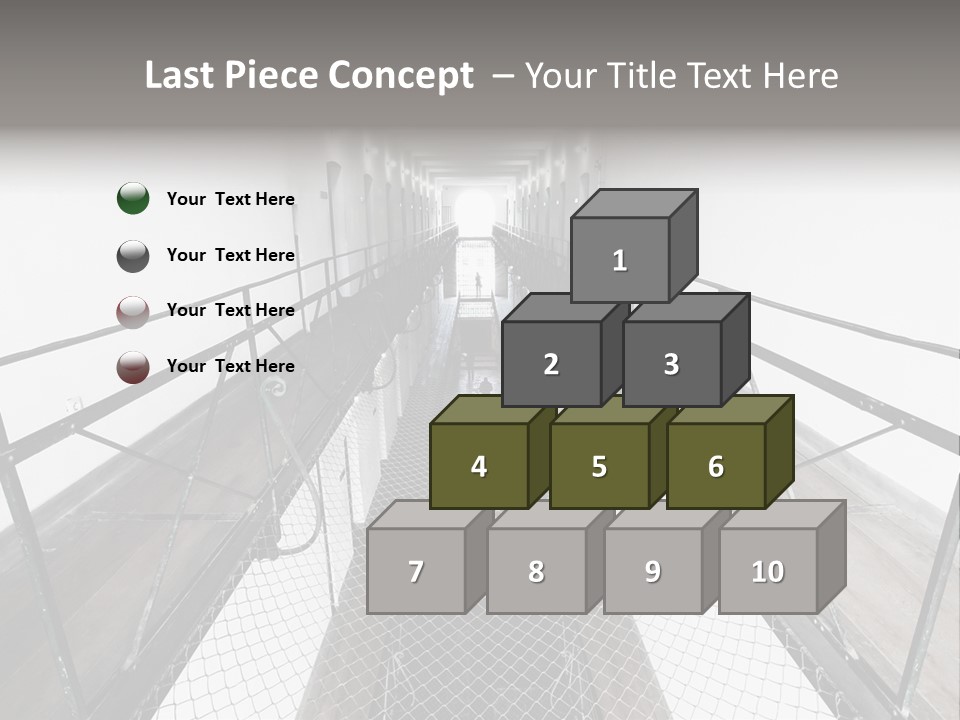 Architecture Incarceration Shadow PowerPoint Template