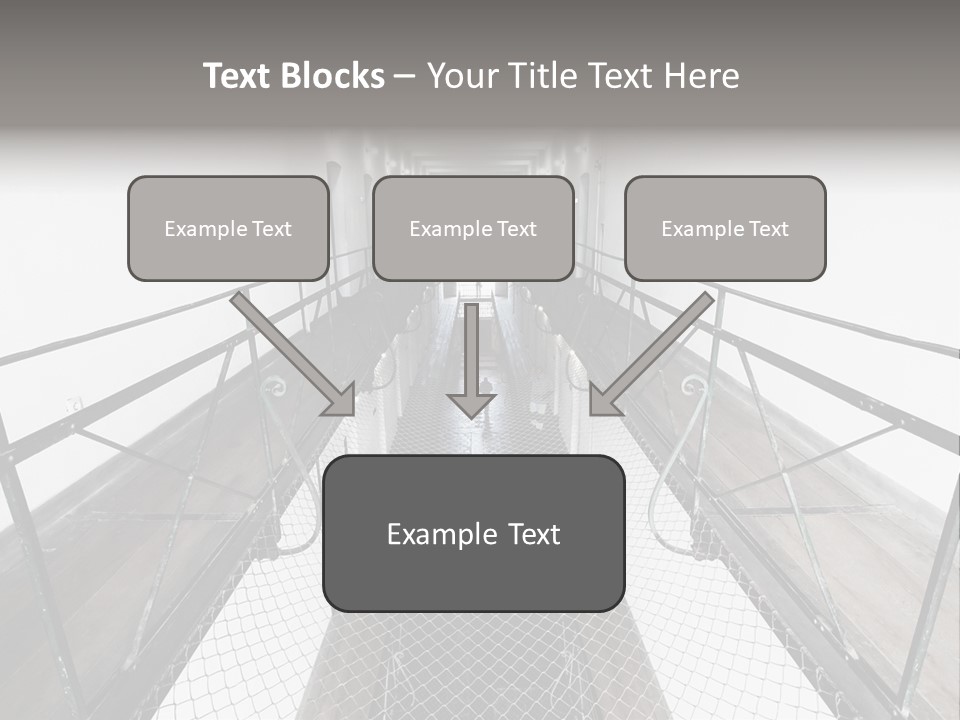 Architecture Incarceration Shadow PowerPoint Template