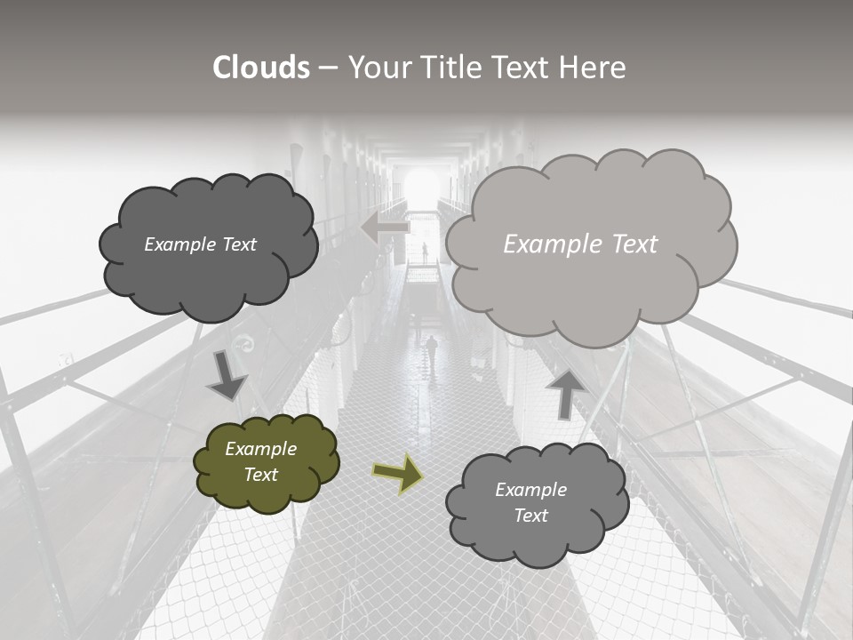 Architecture Incarceration Shadow PowerPoint Template