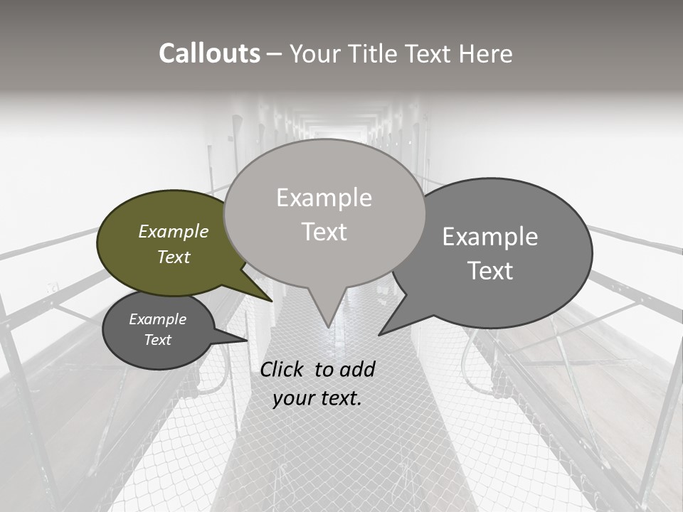 Architecture Incarceration Shadow PowerPoint Template