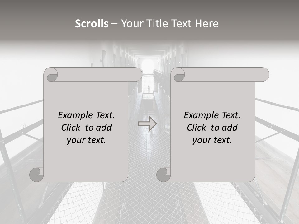 Architecture Incarceration Shadow PowerPoint Template