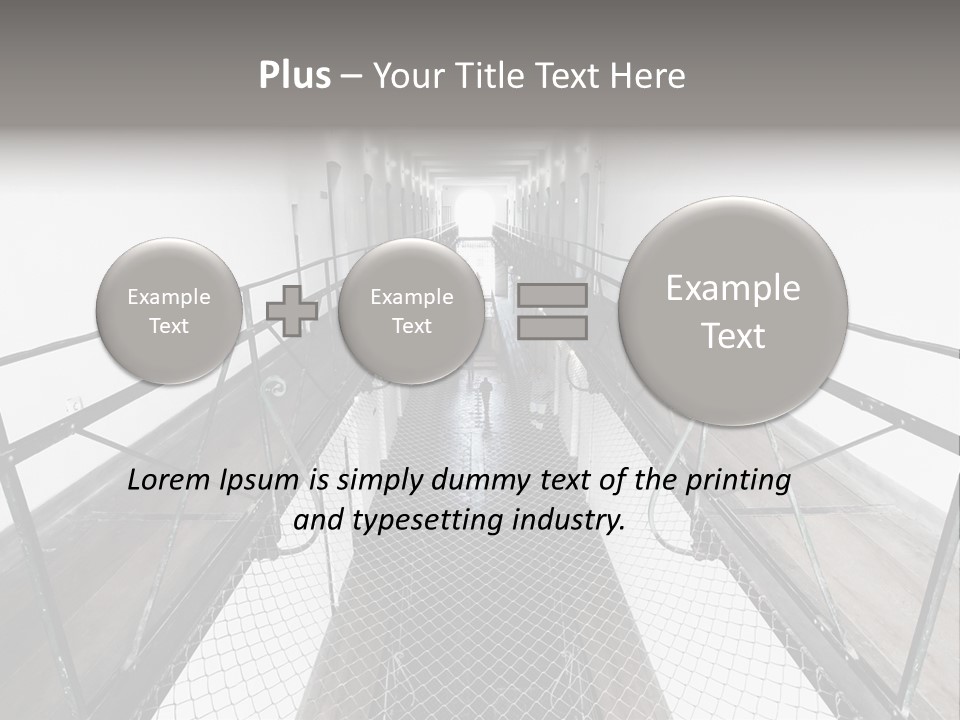 Architecture Incarceration Shadow PowerPoint Template