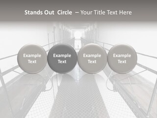 Architecture Incarceration Shadow PowerPoint Template