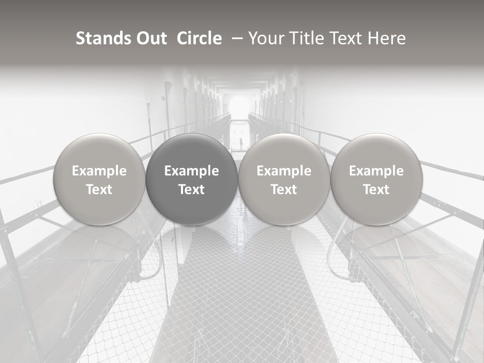Architecture Incarceration Shadow PowerPoint Template