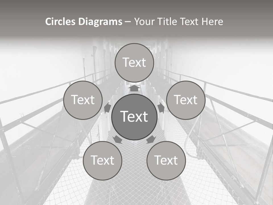 Architecture Incarceration Shadow PowerPoint Template