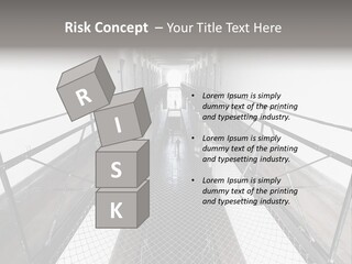 Architecture Incarceration Shadow PowerPoint Template