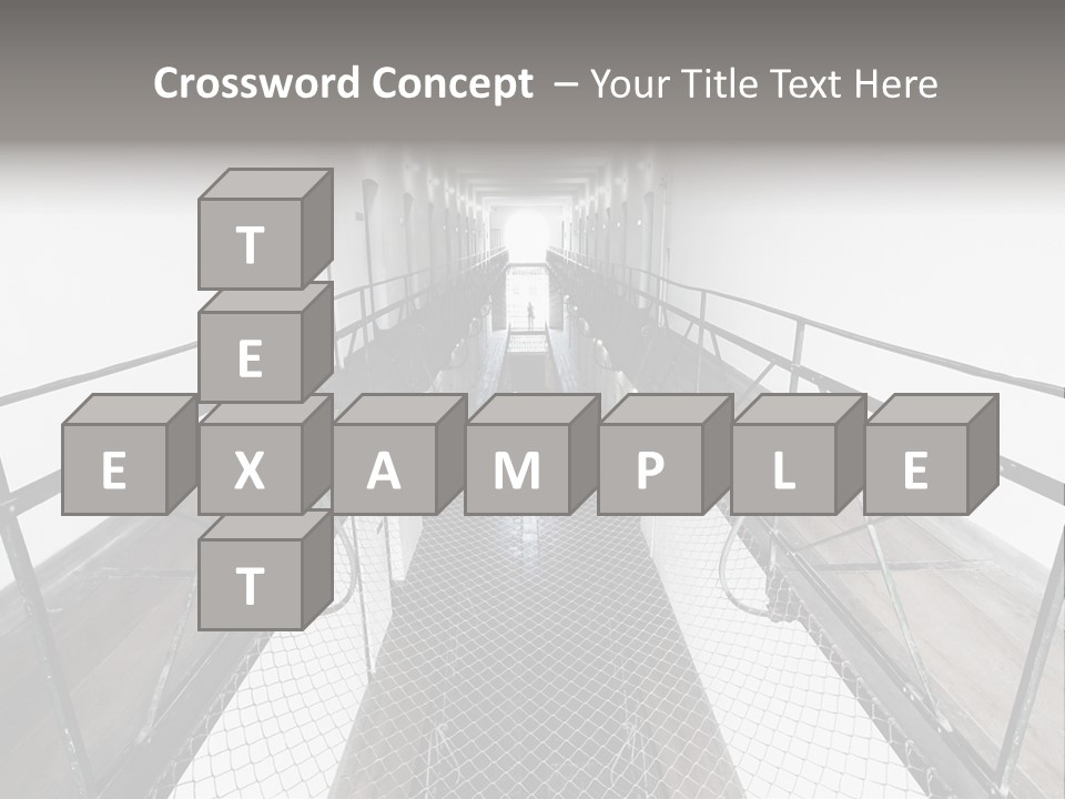 Architecture Incarceration Shadow PowerPoint Template