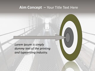 Architecture Incarceration Shadow PowerPoint Template