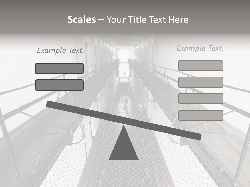 Architecture Incarceration Shadow PowerPoint Template