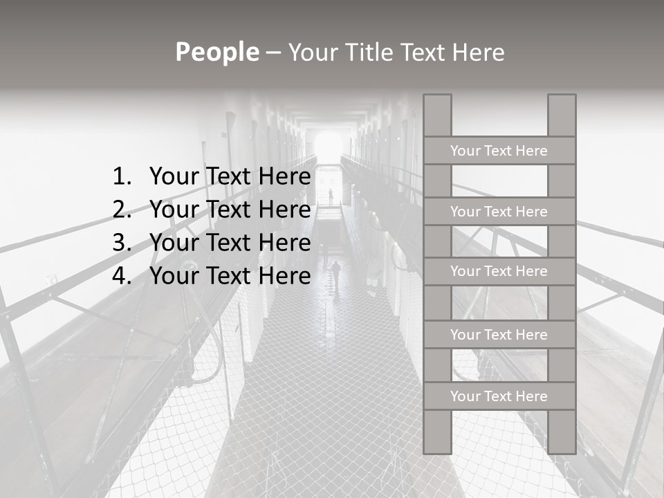 Architecture Incarceration Shadow PowerPoint Template