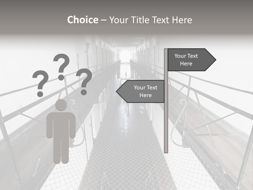 Architecture Incarceration Shadow PowerPoint Template