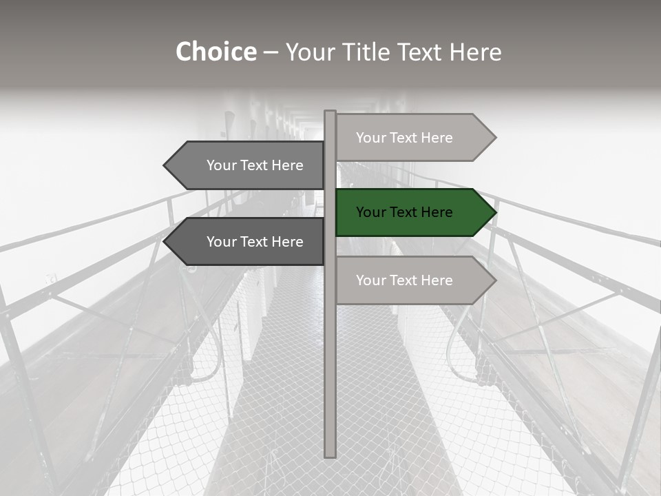 Architecture Incarceration Shadow PowerPoint Template