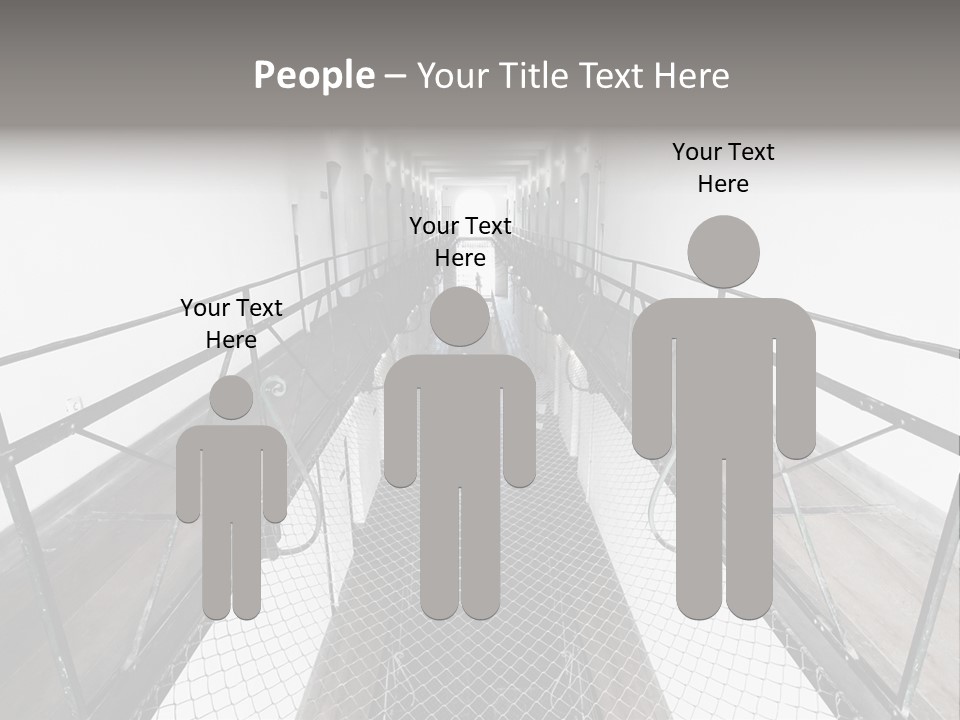 Architecture Incarceration Shadow PowerPoint Template