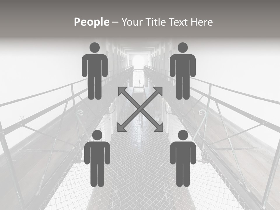 Architecture Incarceration Shadow PowerPoint Template