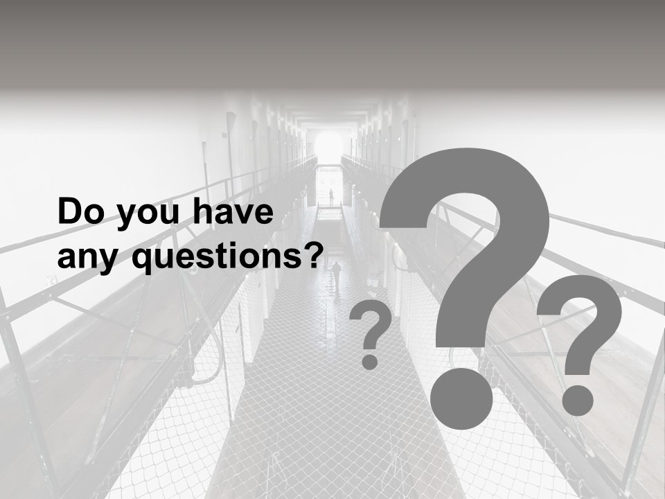 Architecture Incarceration Shadow PowerPoint Template