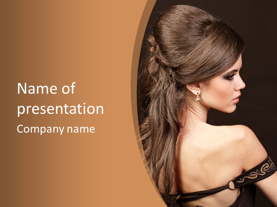 Hair Face Health PowerPoint Template