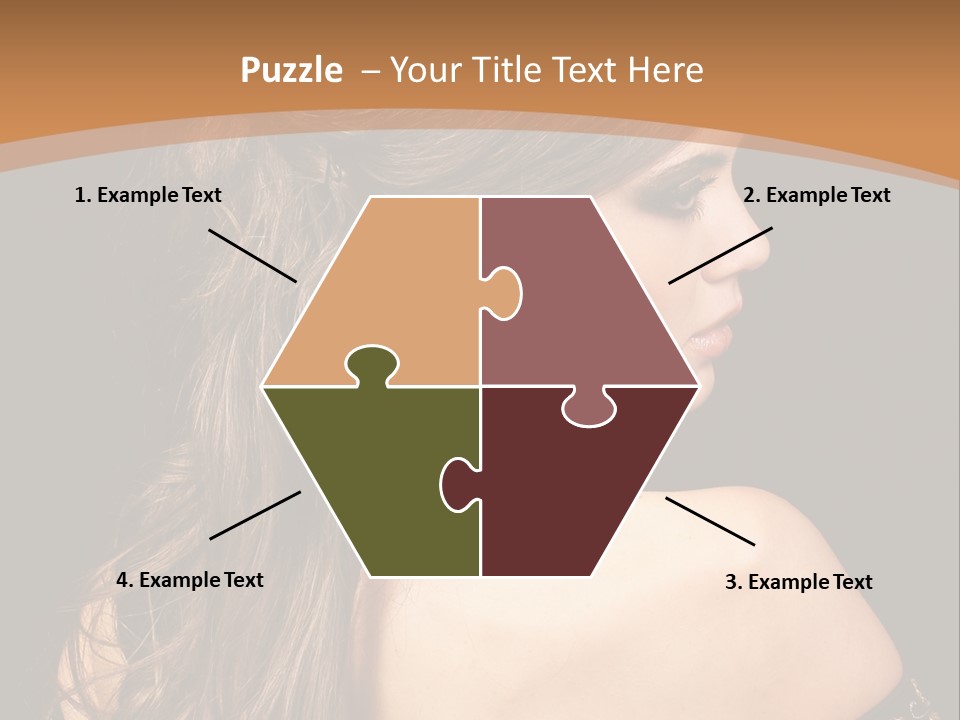 Hair Face Health PowerPoint Template