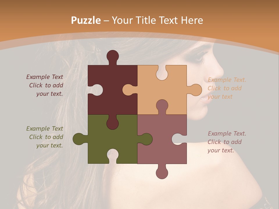 Hair Face Health PowerPoint Template