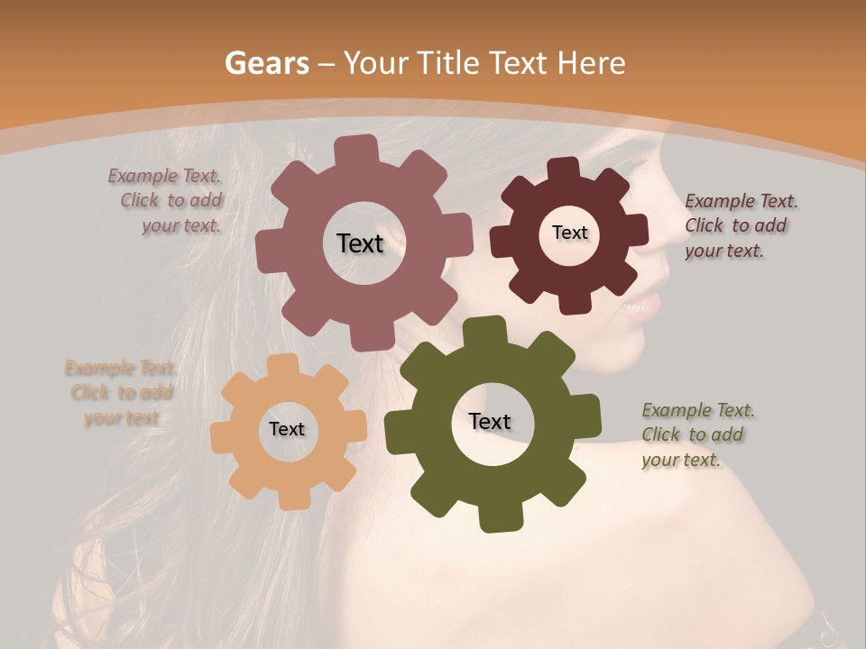 Hair Face Health PowerPoint Template