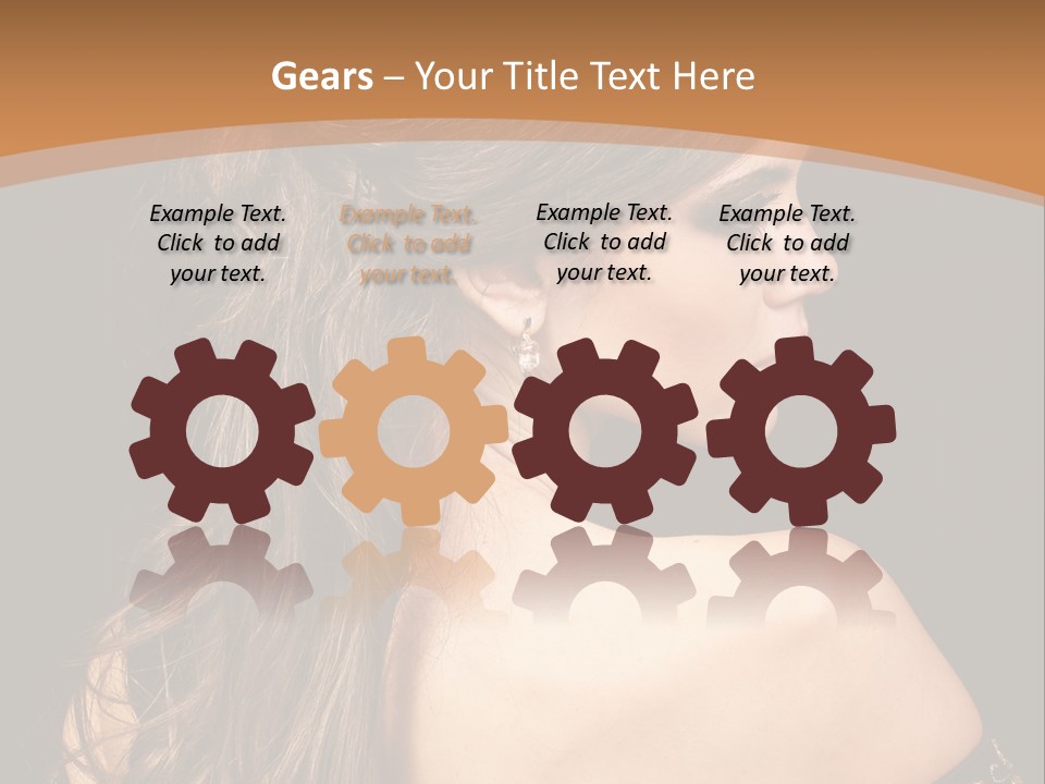 Hair Face Health PowerPoint Template