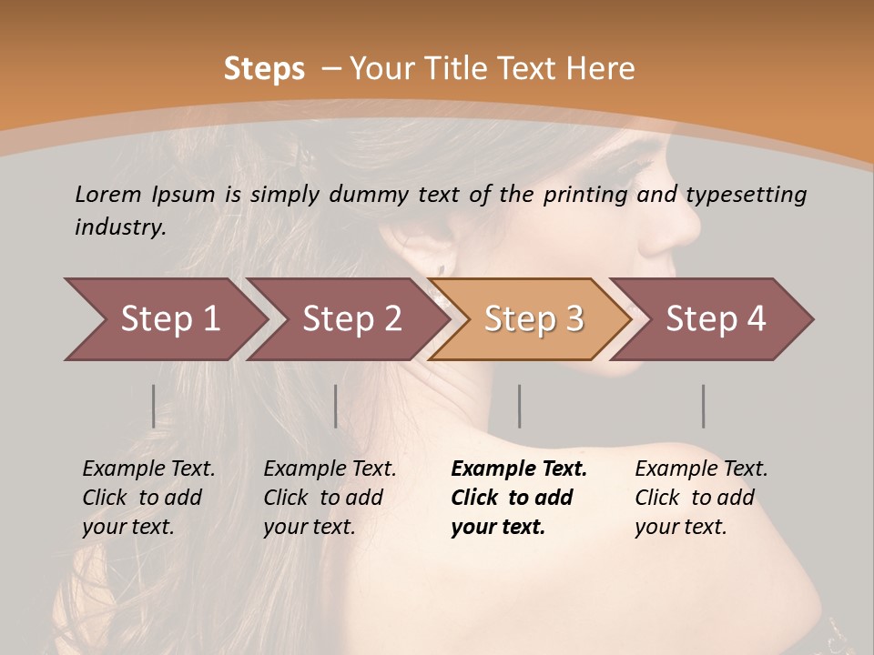 Hair Face Health PowerPoint Template