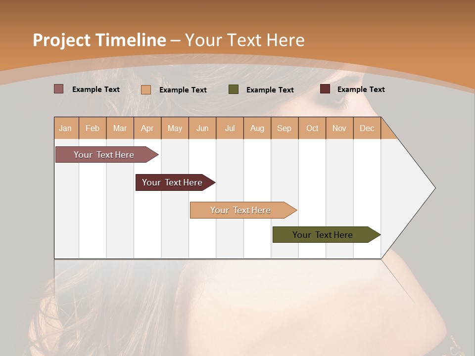 Hair Face Health PowerPoint Template