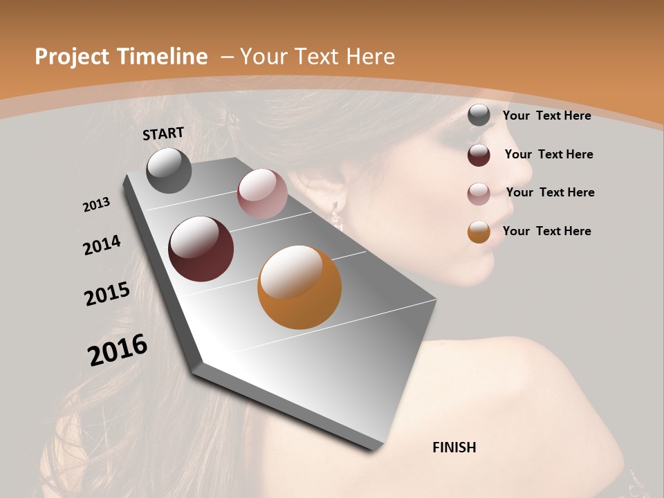 Hair Face Health PowerPoint Template