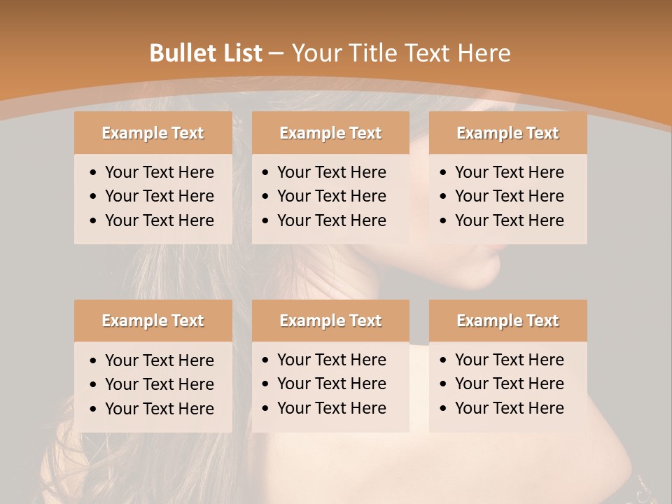 Hair Face Health PowerPoint Template