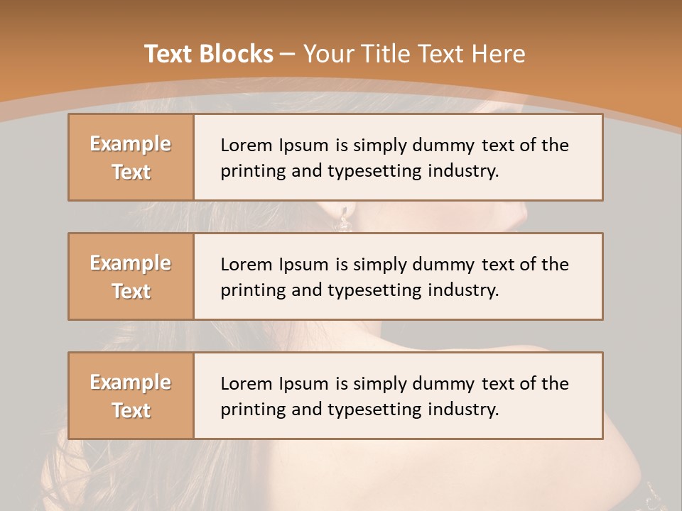 Hair Face Health PowerPoint Template