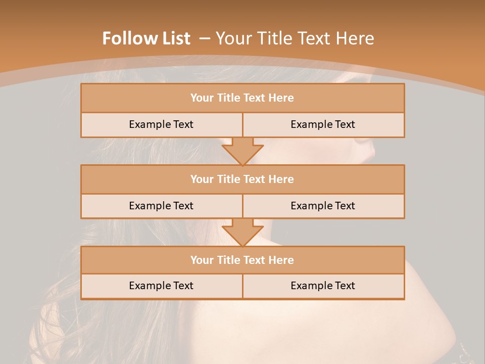 Hair Face Health PowerPoint Template