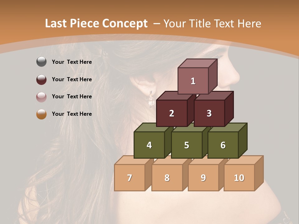 Hair Face Health PowerPoint Template