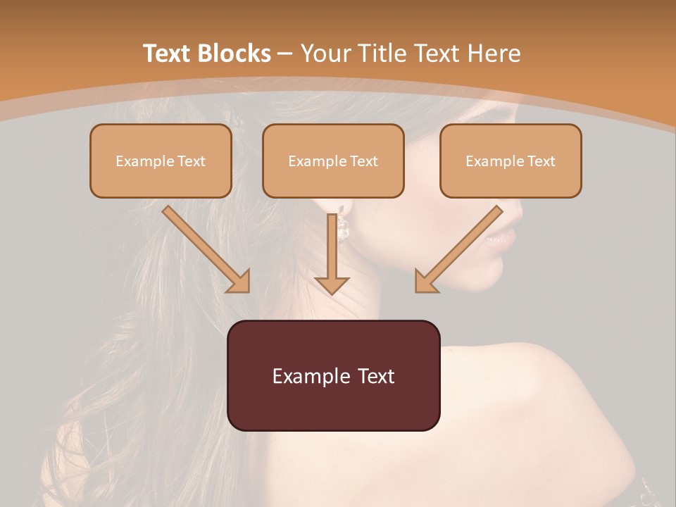 Hair Face Health PowerPoint Template