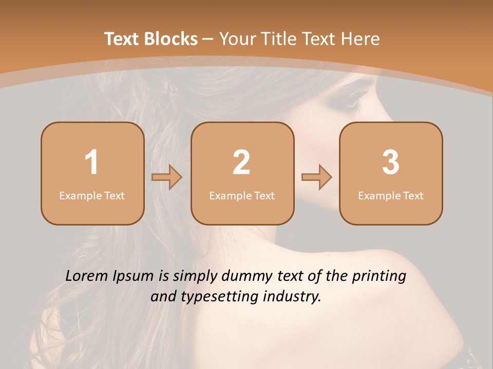 Hair Face Health PowerPoint Template