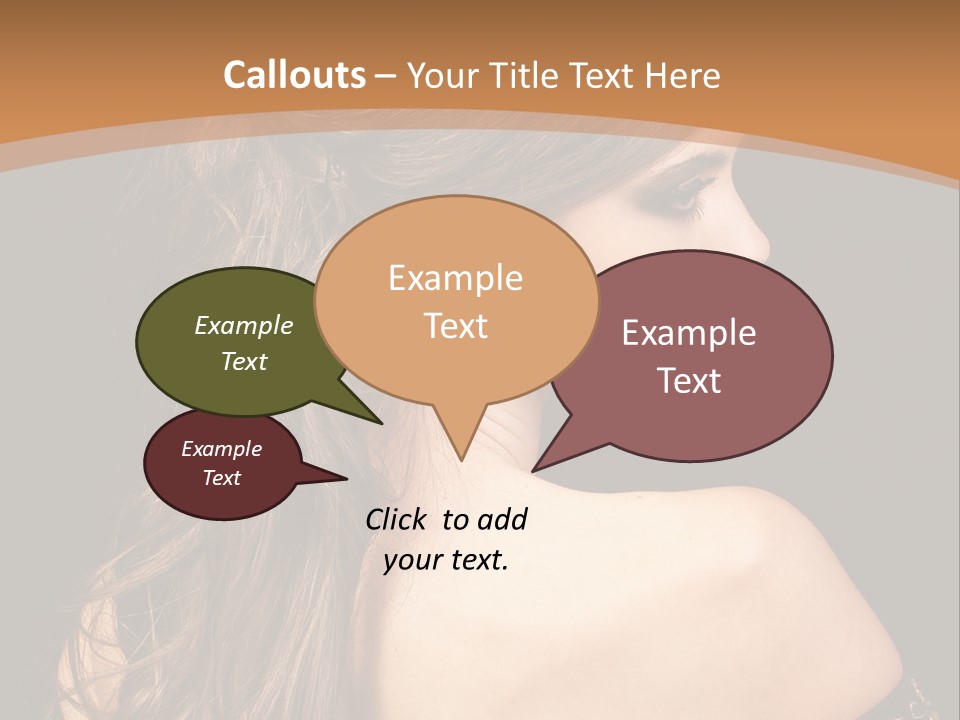 Hair Face Health PowerPoint Template