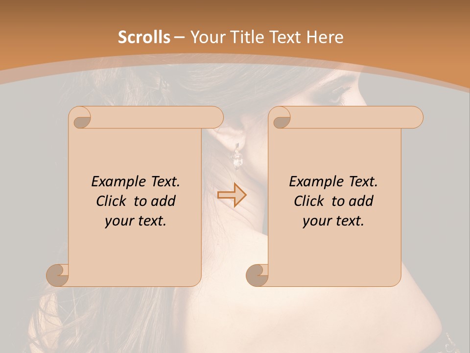 Hair Face Health PowerPoint Template