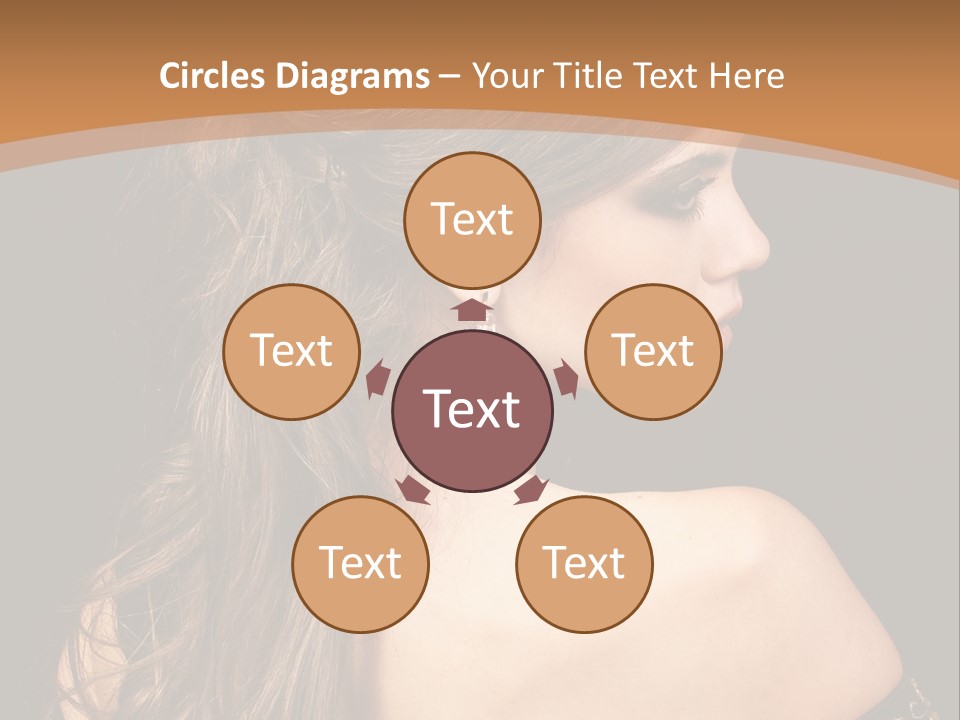 Hair Face Health PowerPoint Template