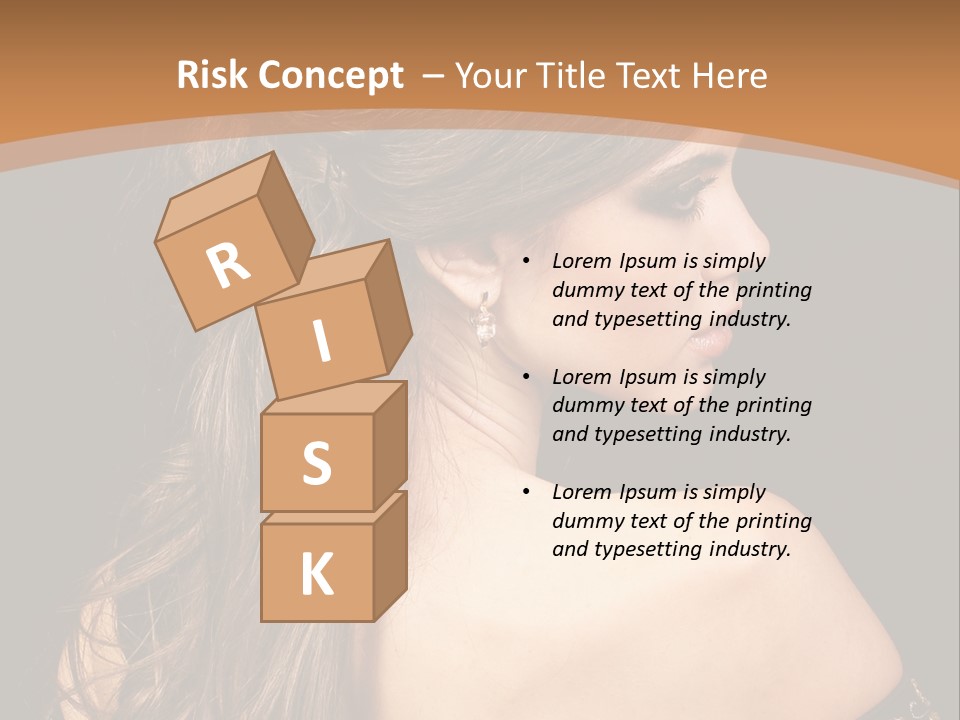 Hair Face Health PowerPoint Template