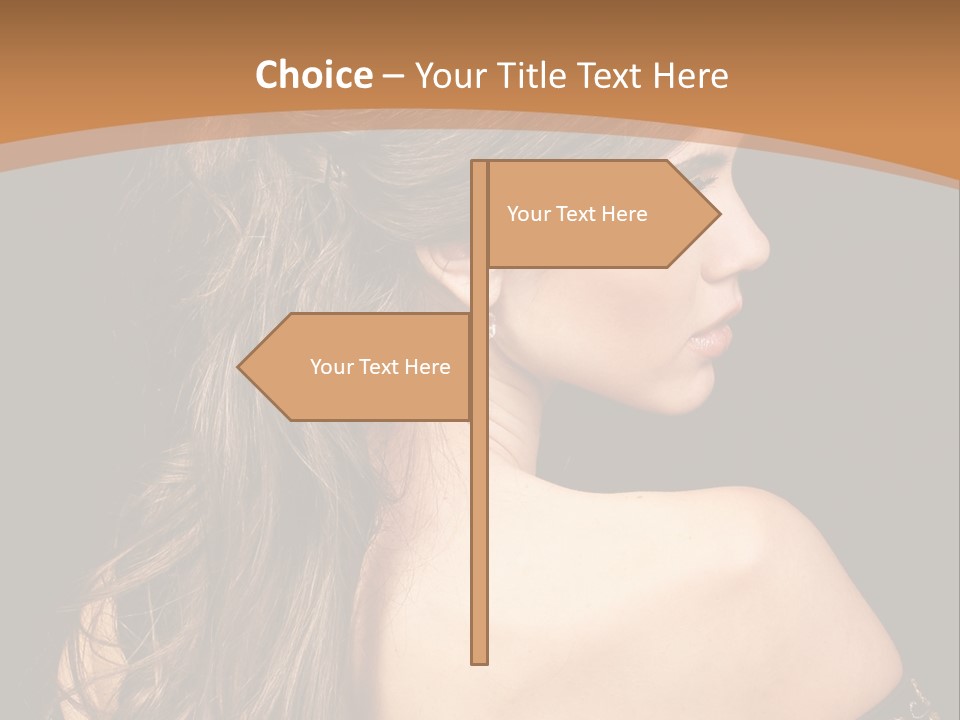 Hair Face Health PowerPoint Template