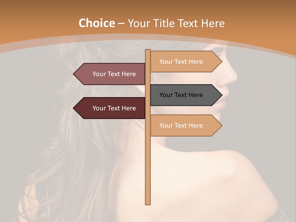 Hair Face Health PowerPoint Template
