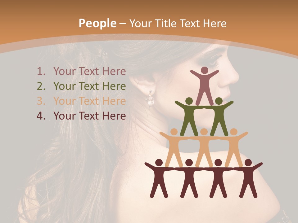 Hair Face Health PowerPoint Template