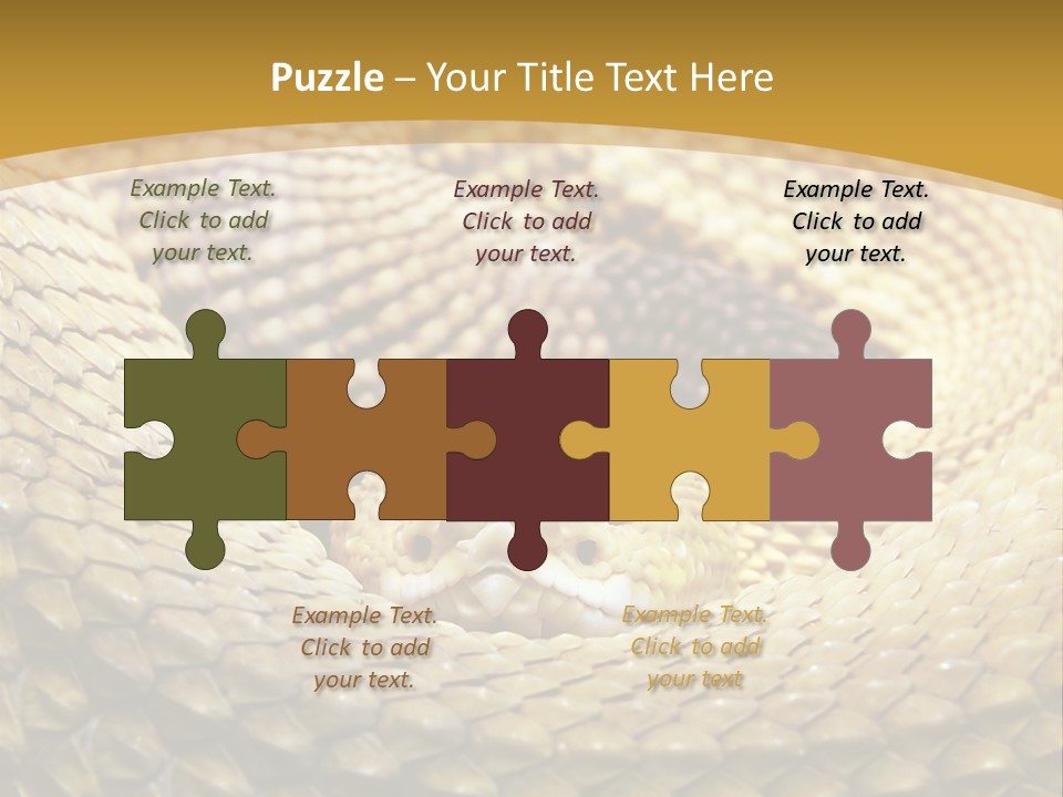 Garden Jungle Animal PowerPoint Template