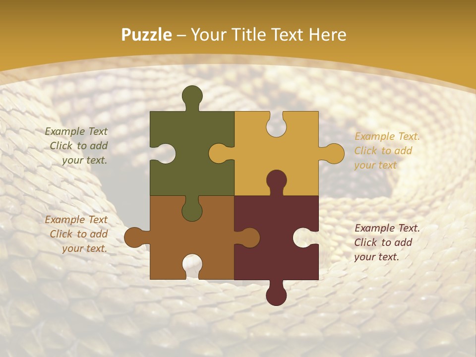 Garden Jungle Animal PowerPoint Template