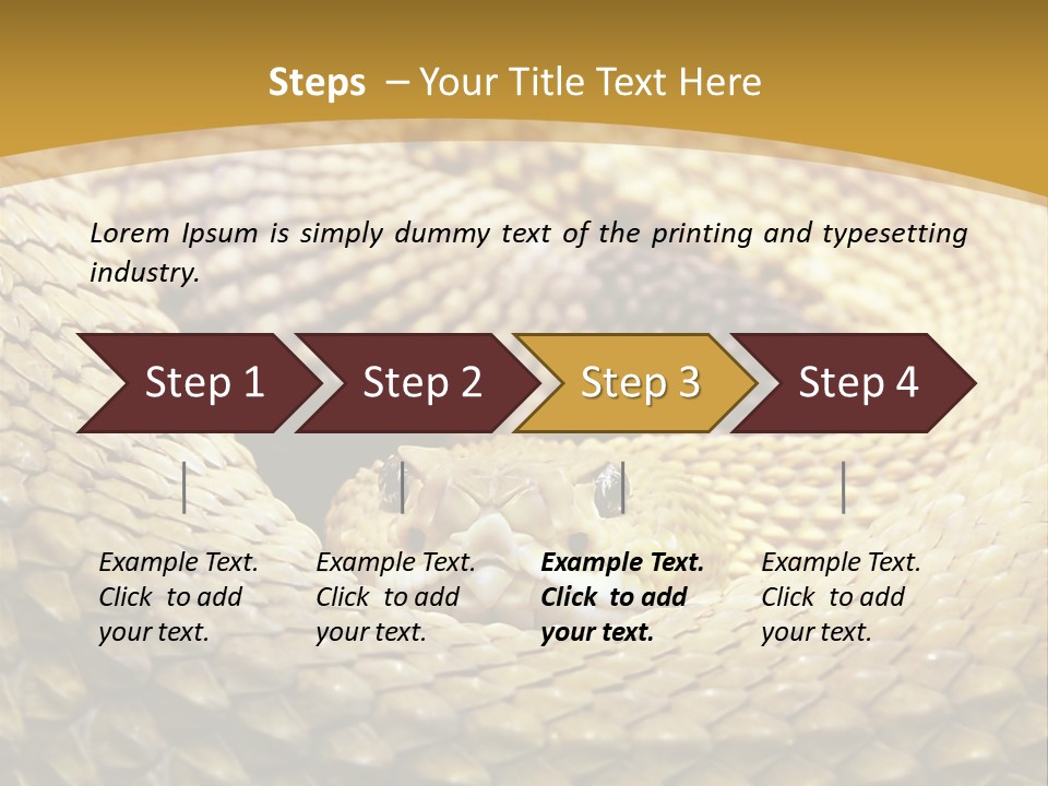 Garden Jungle Animal PowerPoint Template