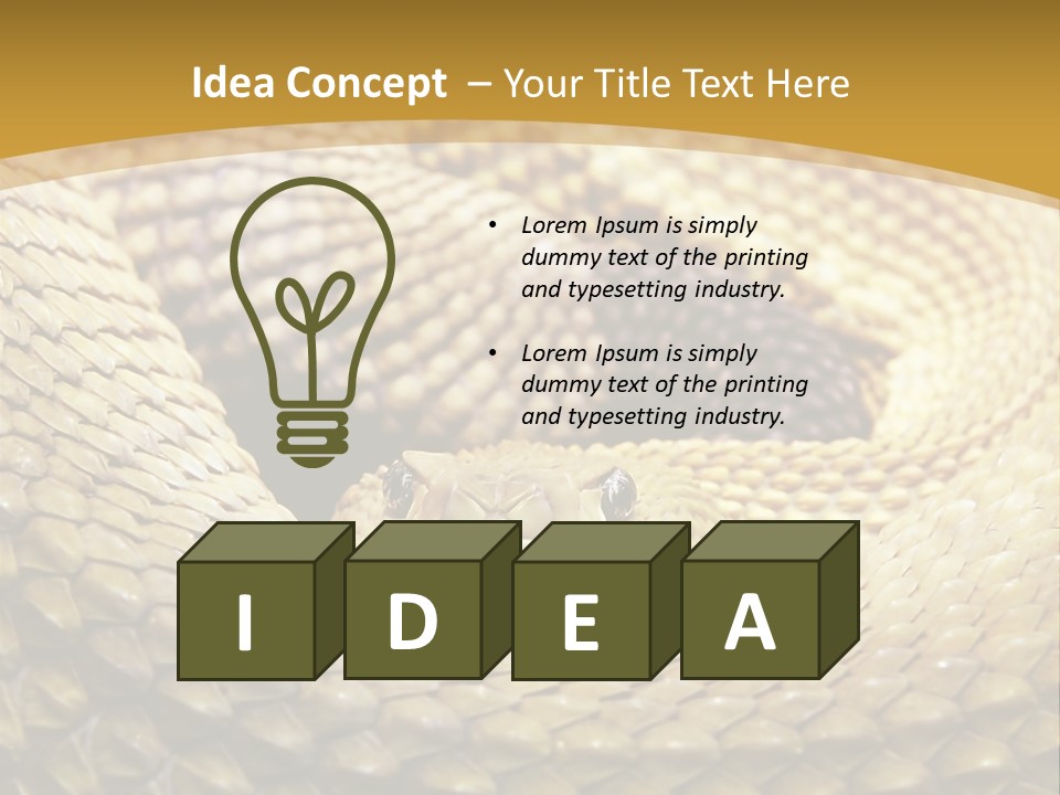 Garden Jungle Animal PowerPoint Template