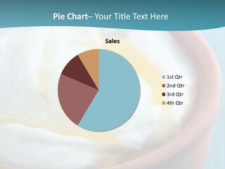White Meal Dessert PowerPoint Template