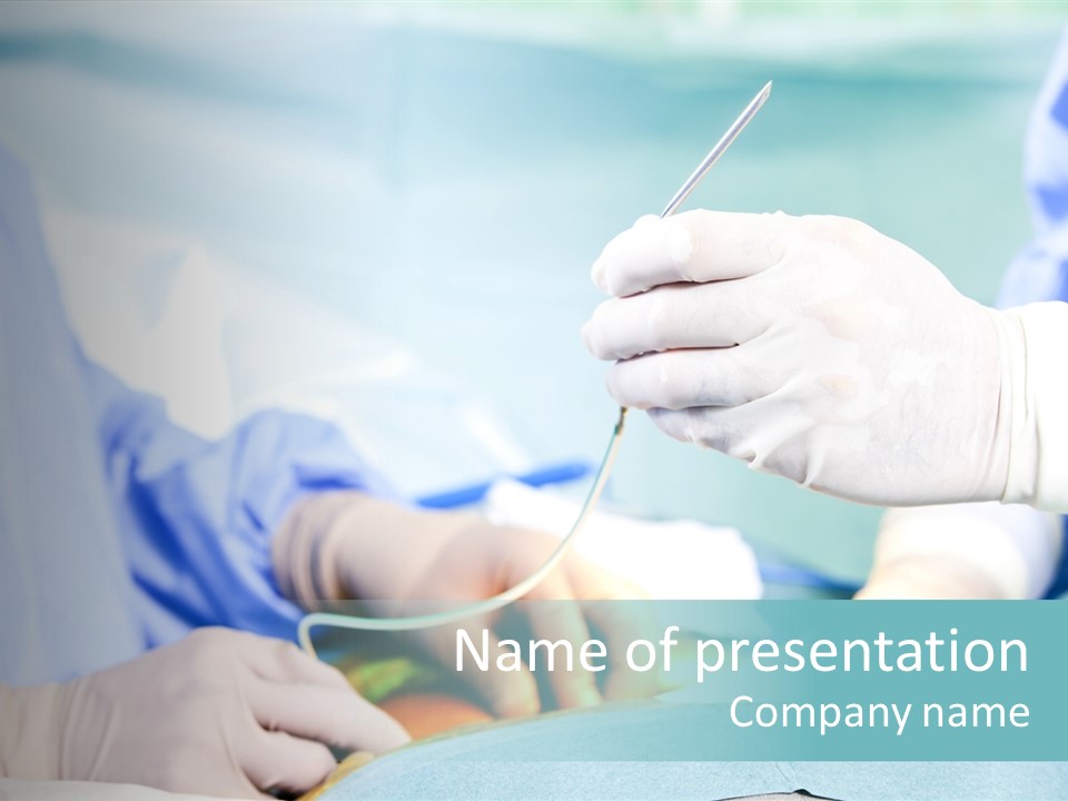 Healthcare Laminectomy Hospital PowerPoint Template