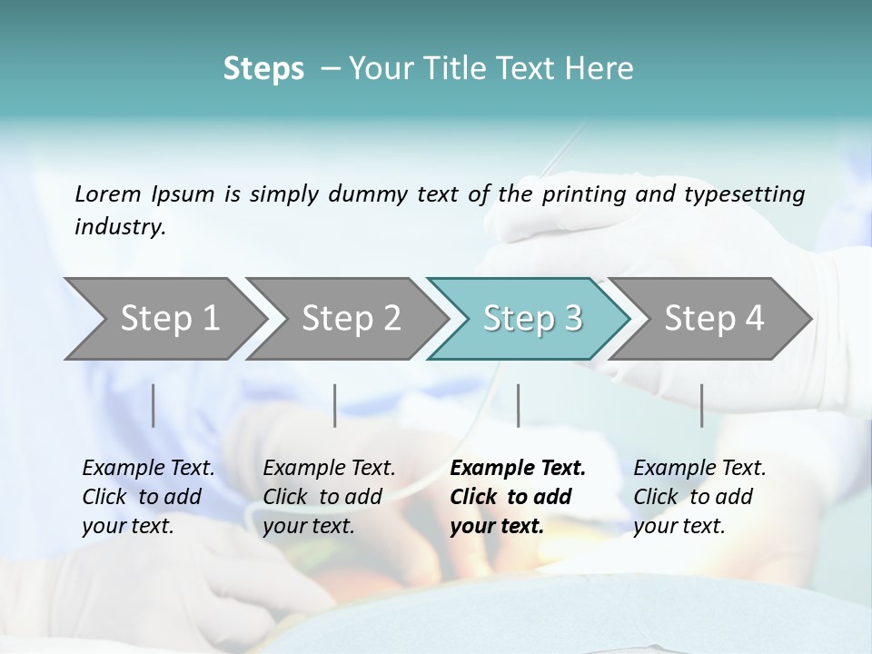 Healthcare Laminectomy Hospital PowerPoint Template